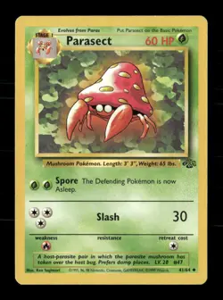 Parasect 41/64 Jungle Unlimited MP Pokemon - Image 1