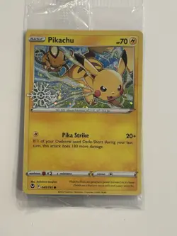 Sealed Pikachu Holo 043/195 Holiday Advent Calendar Pokemon STAMP C - Image 1