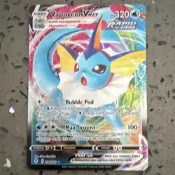 The Pokemon Company Vaporeon VMAX 030/203 Evolving Skies Ultra Rare Holo Eng - Image 1