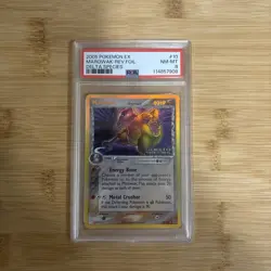 2005 POKEMON EX DELTA SPECIES #10 MAROWAK-REVERSE FOIL PSA 8 - Image 1