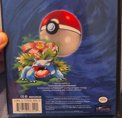Wizards of the Coast Pokemon TCG 4-Pocket Blue Album Binder 1999 Pikachu - Image 1