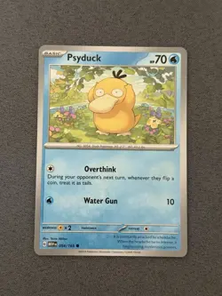 Pokemon TCG Psyduck Scarlet & Violet 151 054/165 Regular Common NM - Image 1