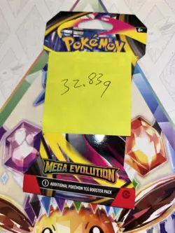(VERY HEAVY) 32.83g Pokemon TCG Mega Evolution Sleeved Booster Pack (SEALED)✅ - Image 2