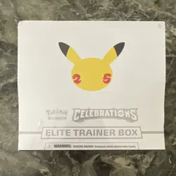 Pokemon TCG 25th Anniversary Celebrations Elite Trainer Box ETB (Tear on wrap) - Image 1