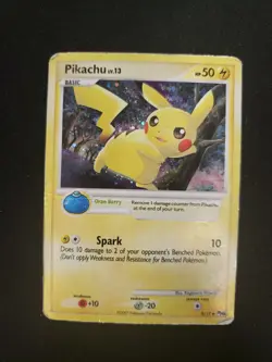 Pokemon TCG: Pikachu [Holo] 9/17 POP Series 6 DMG - Image 1