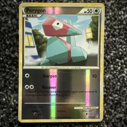 Pokemon TCG Porygon 73/102 HGSS Triumphant REVERSE HOLO Heartgold Soulsilver LP - Image 1