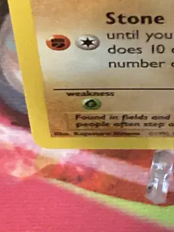 Pokemon TCG Geodude Fossil 47/62 Regular First Edition Nm - Image 4