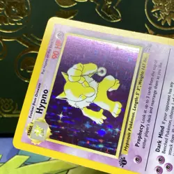 Pokemon 1999 Hypno Fossil Holo Rare Card 1st Edition 8/62 LP + NM - - Image 4