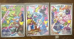 Pokemon TCG First Partner Illustration Collection Series 2 Galar GEN 8 Set of 3 - Image 1