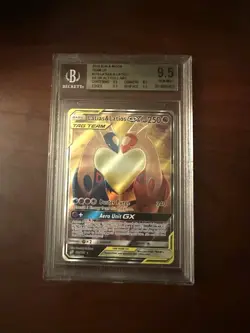 Pokemon Latias & Latios Gx Alt Art FA Sun And Moon Team Up BGS 9.5/PSA 10 CROSS - Image 1