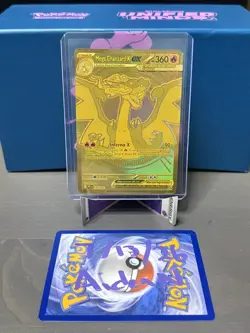 Pokemon Mega Charizard X Ex 130/094 Phantasmal Flames Hyper Rare Gold - Image 1