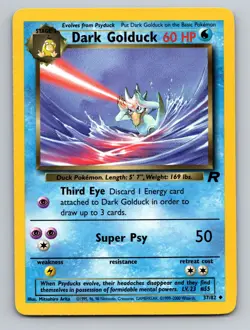 Dark Golduck Team Rocket Uncommon 37/82 Pokemon - Image 1