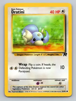 Dratini Team Rocket Common 53/82 Pokemon - Image 1
