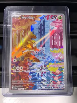 The Pokemon Company Deerling Illustration Rare Full Art Holo 165/162 SV05 EN - Image 1