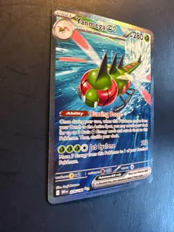 2025 Pokemon S&V Destined Rivals Yanmega Ex 228 /182 Illustration Rare Full Art - Image 2