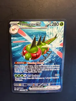 2025 Pokemon S&V Destined Rivals Yanmega Ex 228 /182 Illustration Rare Full Art - Image 5