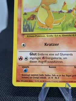 Glumanda + Glutexo 24+26/102 Base Set Basis Pokemon Karte Deutsch/GER Vintage - Image 5