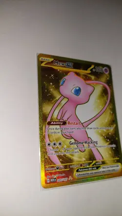 Pokemon Mew Ex #205/165 MEW English 151 Hyper Rare Gold Mint - Image 2