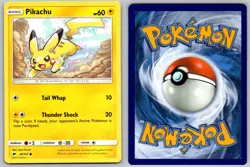 Pikachu 40/147 Burning Shadows Common Pokemon NM - Image 3