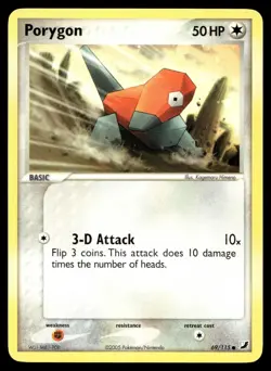 POKEMON PORYGON UNSEEN FORCES 69/115 C NM/M - Image 1