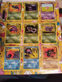 Pokemon Fossil Lot Of 11 Regular Cards - Image 1