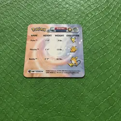 Artbox Pokemon Advanced Action Flipz (2003) AF46 Pichu, Pikachu & Raichu NM - Image 3