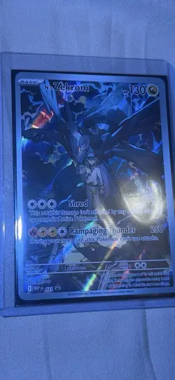 Pokemon N's Zekrom Full Art Holo Promo 031/MEP 2026 Dragon 130 HP - Image 3