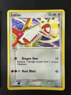 Pokemon TCG Latios 2/10 & Latias 4/10 EX Trainer Kit Holo Rare 2004 VTG MP - Image 3