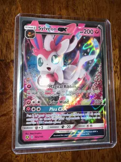 Sylveon GX 92a/145 Guardians Rising Sun & Moon Alternate Art Promo Pokemon NM - Image 1