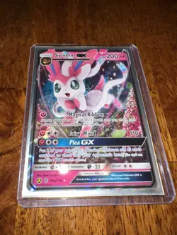 Sylveon GX 92a/145 Guardians Rising Sun & Moon Alternate Art Promo Pokemon NM - Image 3