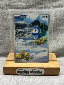 Pokemon TCG Piplup Illustration Rare 098/094 Near Mint Phantasmal Flames - Image 1