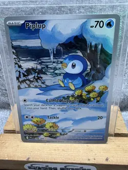 Pokemon TCG Piplup Illustration Rare 098/094 Near Mint Phantasmal Flames - Image 3