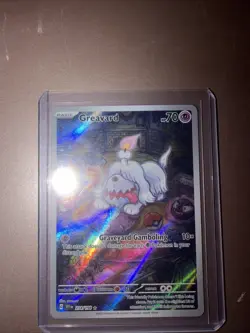 Pokemon TCG Greavard Scarlet & Violet Base Set Holo Card 214/198 Illustration - Image 1