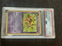 Pokemon Dark Kadabra 39/82 Team Rocket 1st Edition PSA 9 Uncommon Regular - Image 1