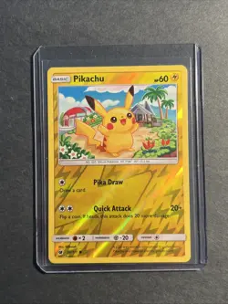 Pokemon TCG Pikachu 30/111 Reverse Holo Near Mint Crimson Invasion - Image 1