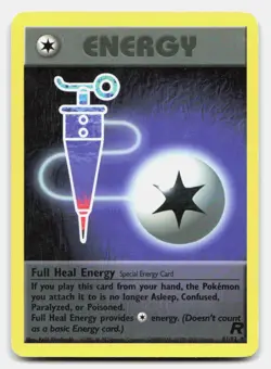Full Heal Energy 81/82 Uncommon Team Rocket Pokemon Unlimited LP - Image 1