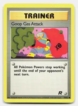 Goop Gas Attack 78/82 Common Team Rocket Pokemon Unlimited NM/LP - Image 1