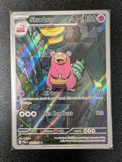 Slowbro 90/84 Illustration Rare Pitch Black English *NM* Pokemon TCG - Image 1