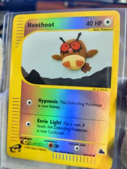 Hoothoot 65/144 Reverse Holo Pokemon Card Skyridge 2003 NM - Image 1