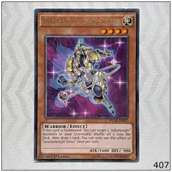 Satellarknight Sirius - NECH-EN027 - Rare 1st Edition Yugioh - Image 1