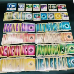 Pokemon TCG Bulk Energy Card Lot 500+ Mixed Holo Special & Player Card Dividers - Image 1