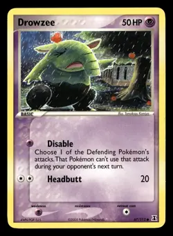 Drowzee 67/113 Common Delta Species Pokemon Card - Image 2