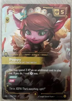 Top 64 Hartford RQ Poppy Defender of The Meek Promo Card - Image 1