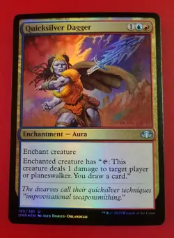 1x Quicksilver Dagger | FOIL | Dominaria Remastered | MTG Magic Cards - Image 1