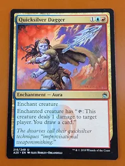 1x Quicksilver Dagger | Masters 25 | MTG Magic Cards - Image 1