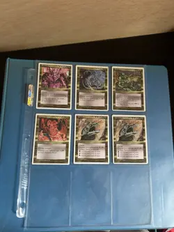 Magic The Gathering 30 Page Binder Potential Hits MTG all card in good condition - Image 5