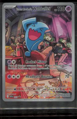 Team Rocket's Wobbuffet Holo Promo SV: Scarlet & Violet Promo Cards 203 NM - Image 1