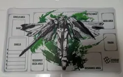Gundam Wing Gundam Playmat Rubber Mat 60x35cm Card Game - Image 1