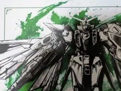 Gundam Wing Gundam Playmat Rubber Mat 60x35cm Card Game - Image 4