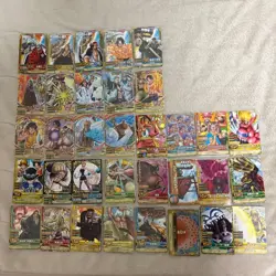 One Piece Berry Match Card Lot 34 Pieces Set Includes Luffy Ace Shanks - Image 1